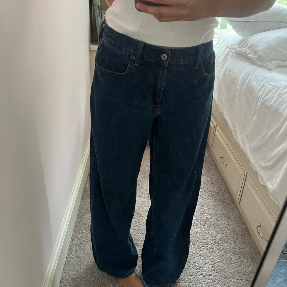 Abercrombie Low Rise Baggy Jeans